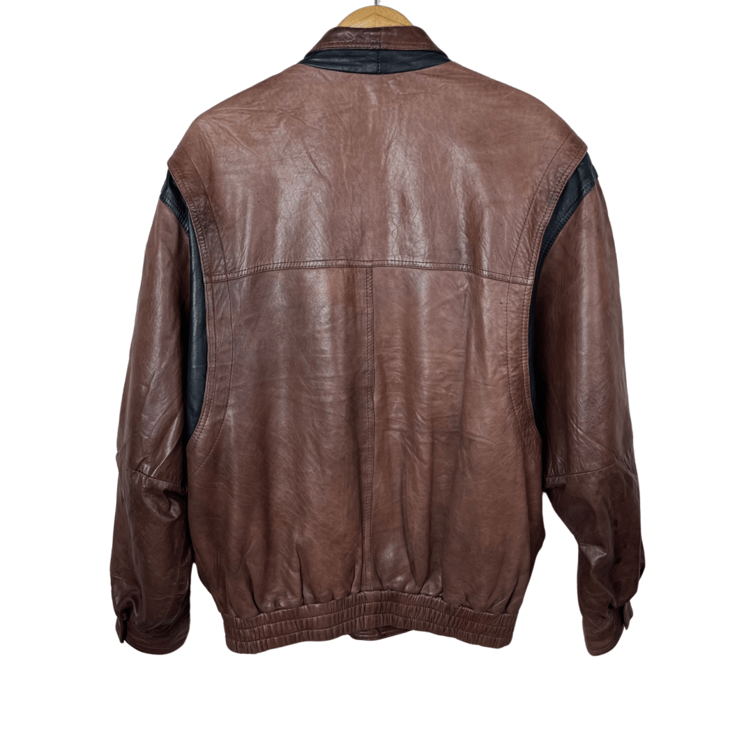 Vintage Genuine Leather Jacket XL - Funkify