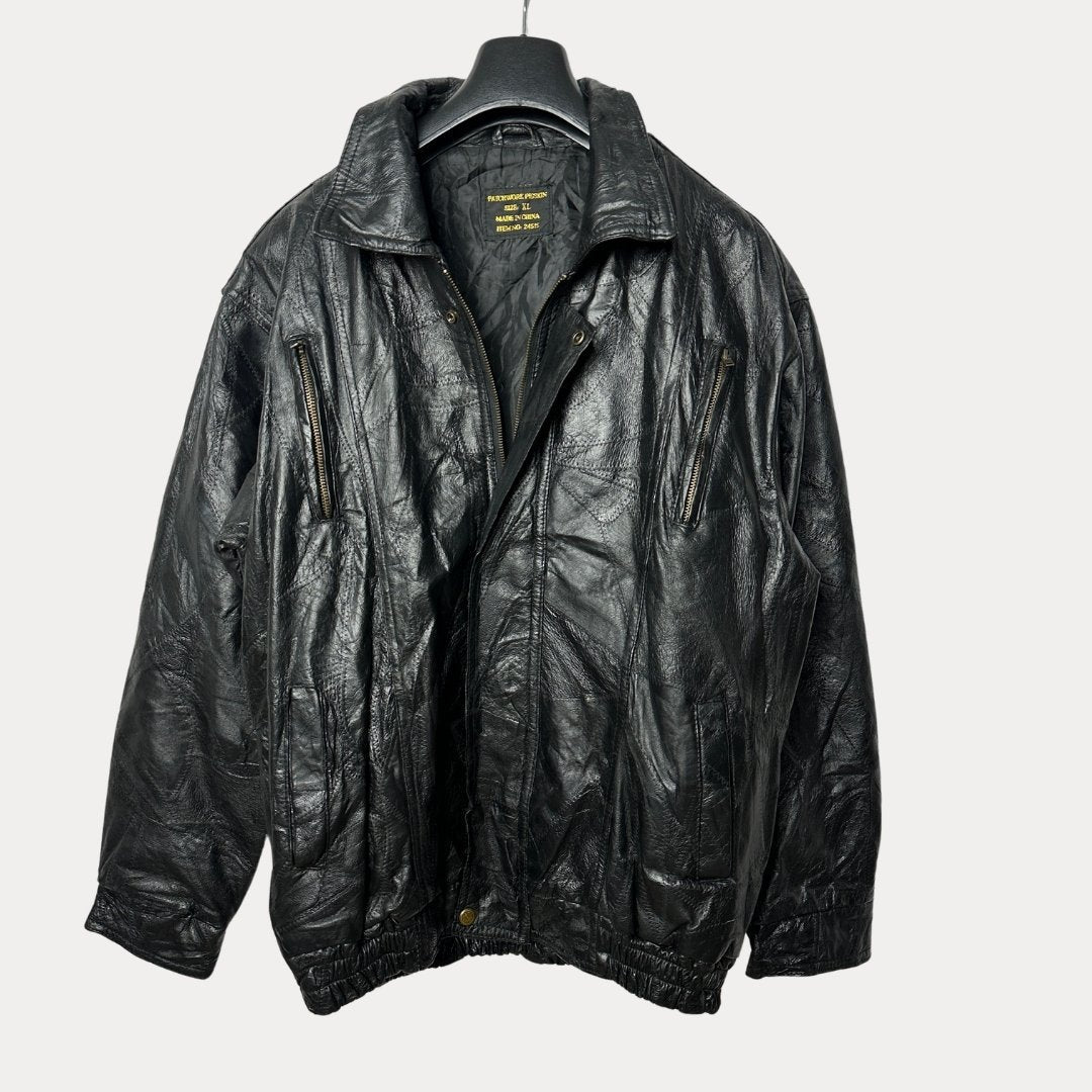 Vintage Genuine Leather Jacket XL - Funkify