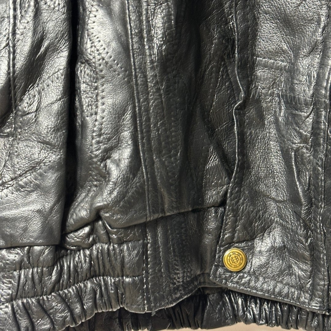 Vintage Genuine Leather Jacket XL - Funkify