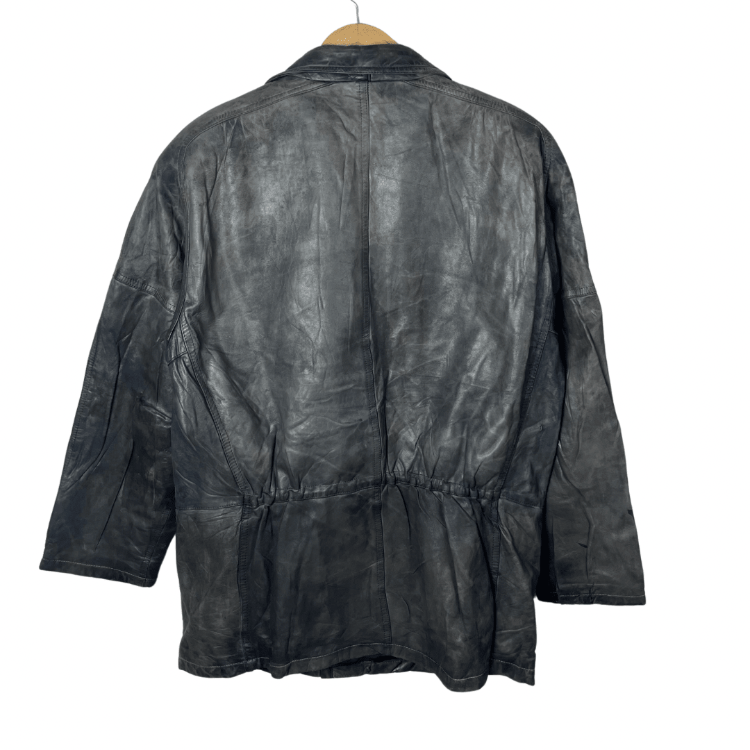 Vintage Genuine Leather Jacket XL - Funkify