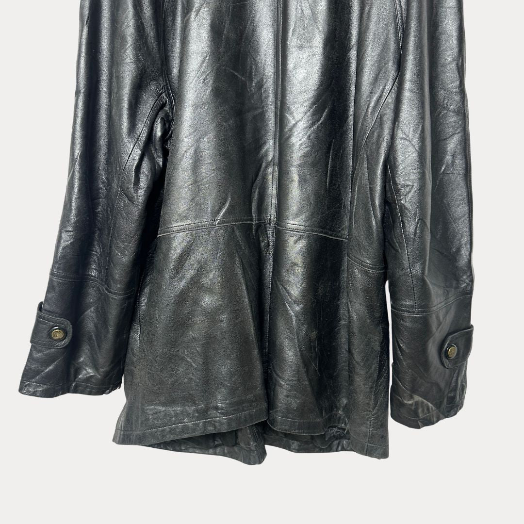 Vintage Genuine Leather Jacket XL - Funkify