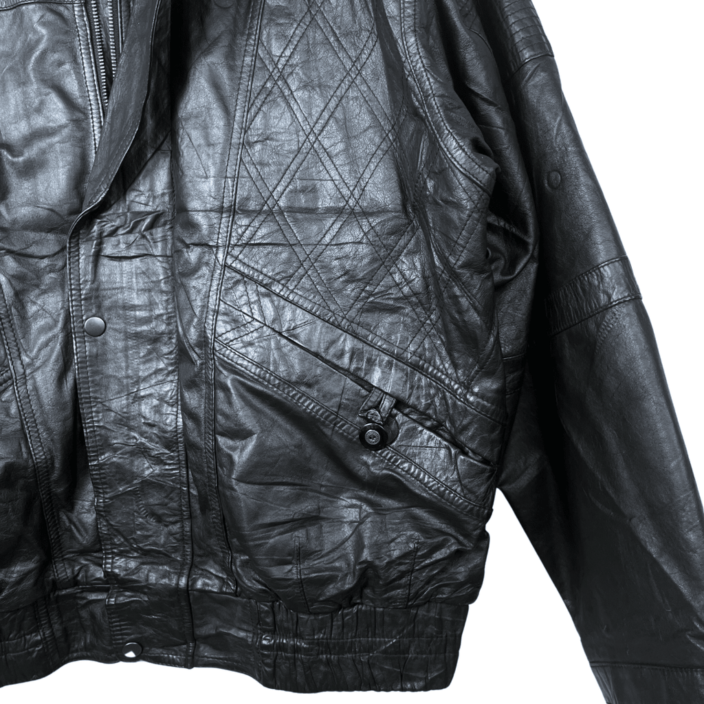 Vintage Genuine Leather Jacket XL - Funkify