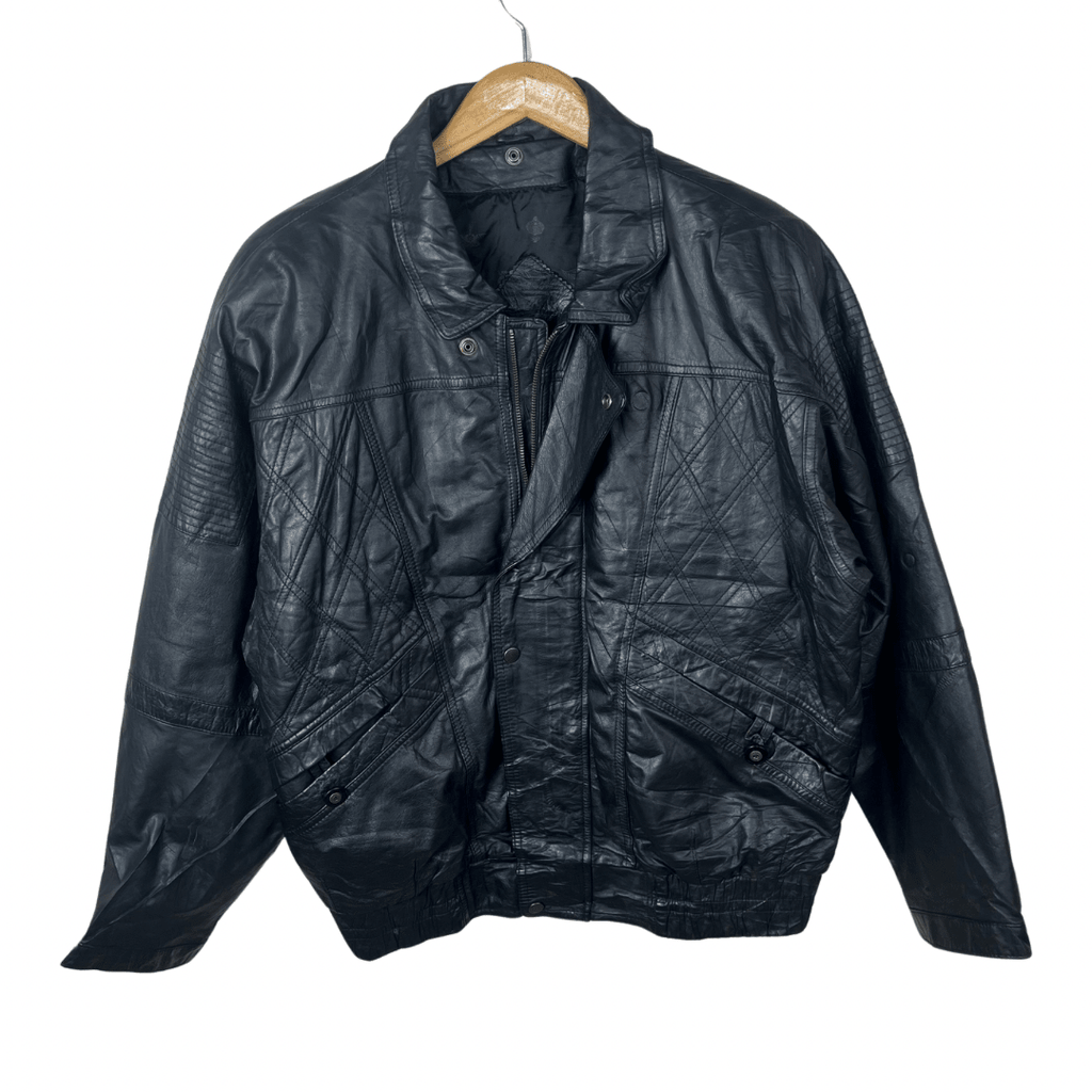 Vintage Genuine Leather Jacket XL - Funkify