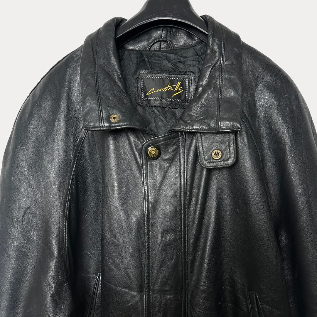Vintage Genuine Leather Jacket XL - Funkify