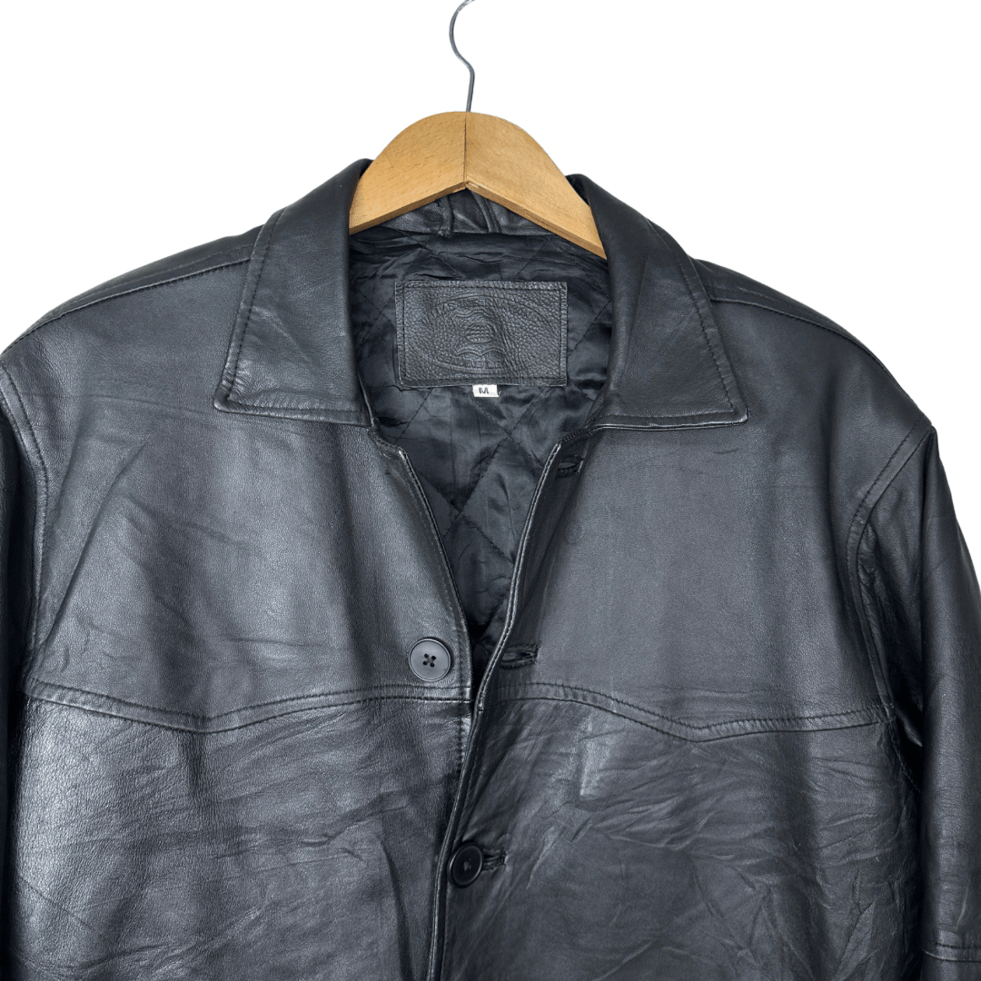 Vintage Genuine Leather Jacket XL - Funkify