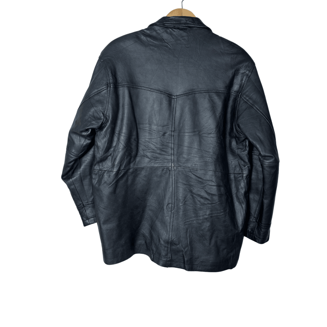 Vintage Genuine Leather Jacket XL - Funkify