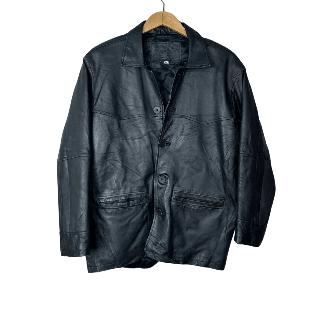 Vintage Genuine Leather Jacket XL - Funkify