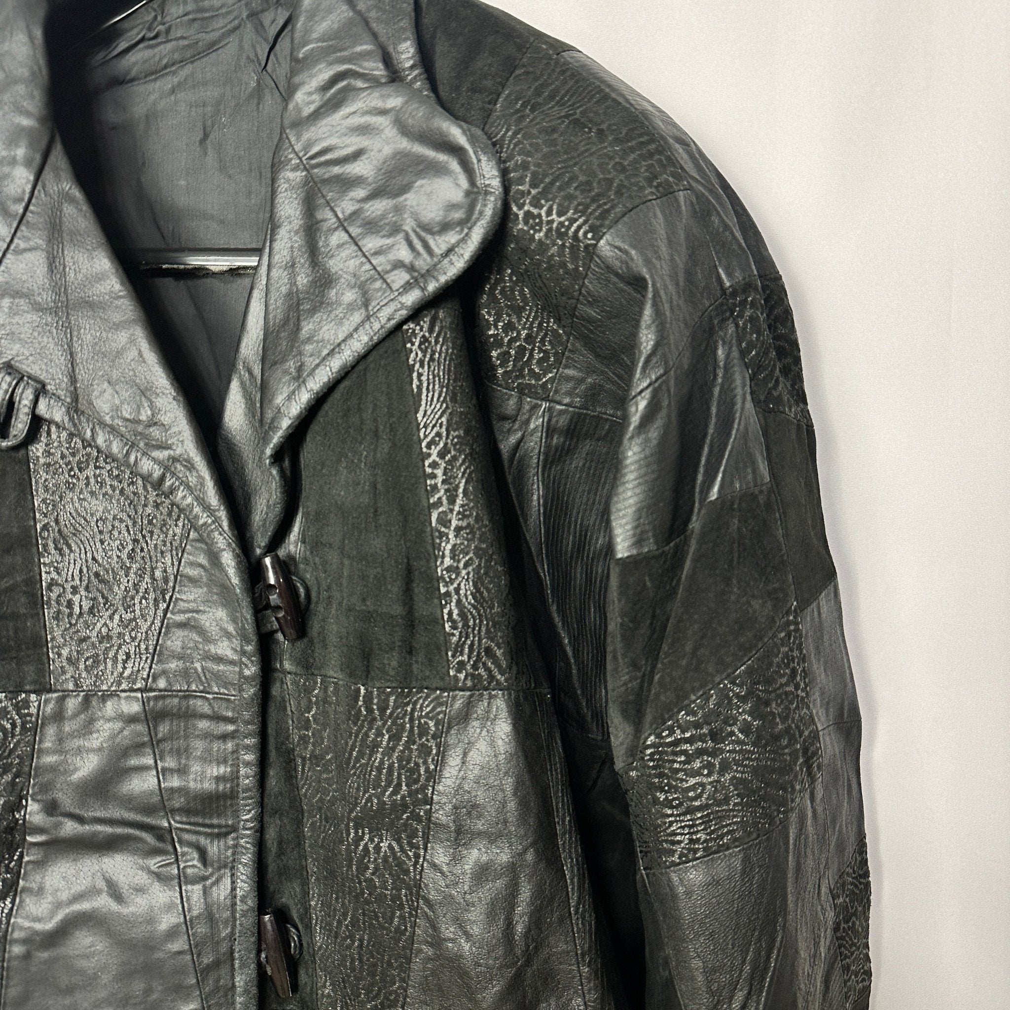 Vintage Genuine Leather Jacket XL - Funkify