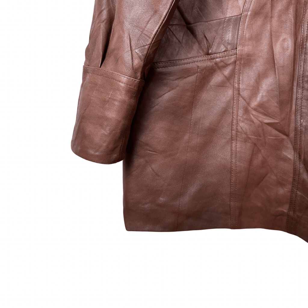Vintage Genuine Leather Jacket XL - Funkify