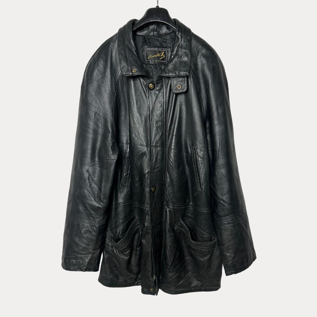 Vintage Genuine Leather Jacket XL - Funkify