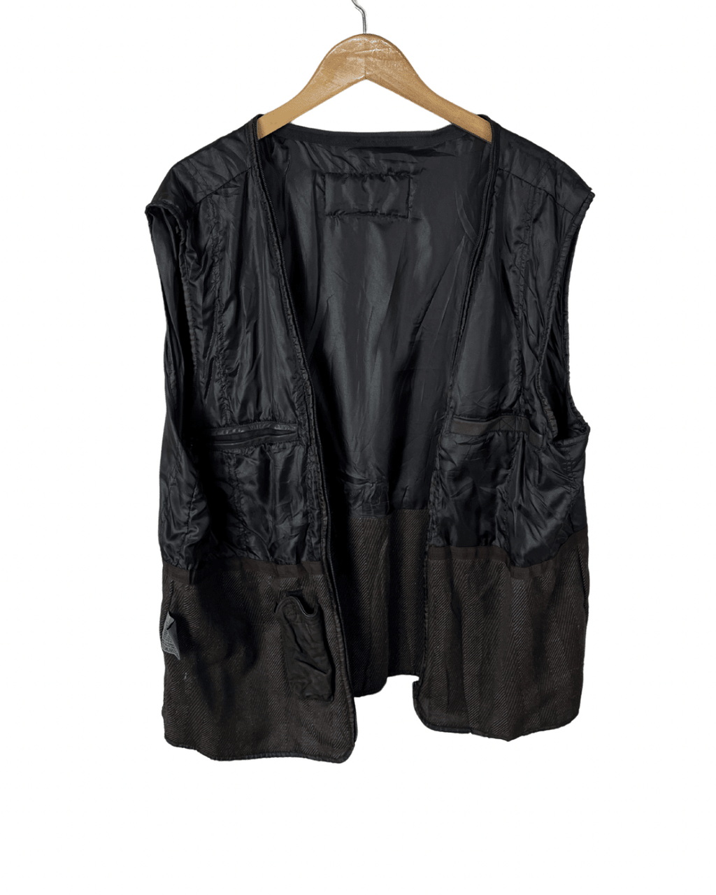 Vintage Genuine Leather Per L’Uomo Jacket and Removable Vest Lining 2XL - Funkify