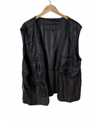 Vintage Genuine Leather Per L’Uomo Jacket and Removable Vest Lining 2XL - Funkify