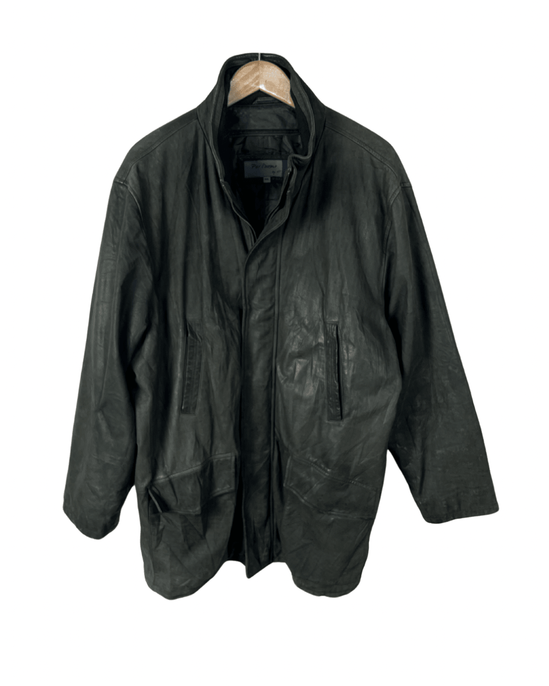 Vintage Genuine Leather Per L’Uomo Jacket and Removable Vest Lining 2XL - Funkify