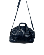Vintage Genuine Leather Satchel Bag w/ Front Pockets - Funkify