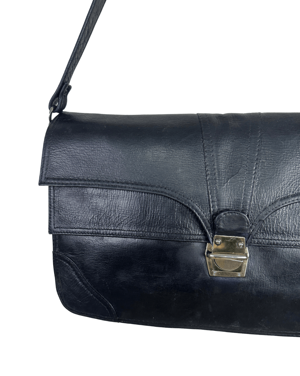 Vintage Genuine Leather Shoulder Bag - Funkify