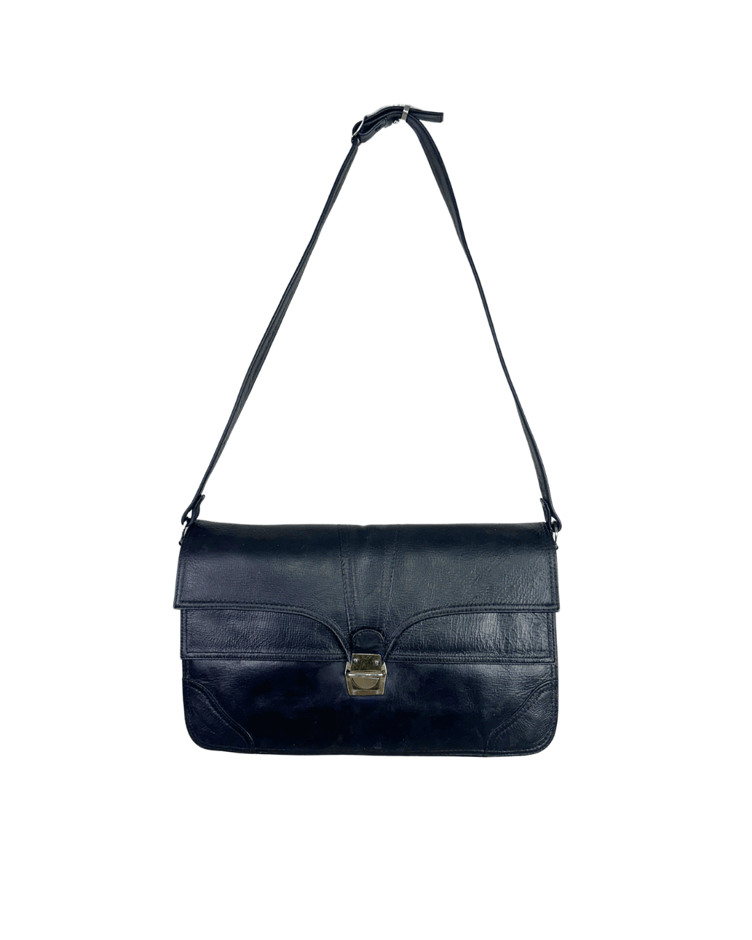 Vintage Genuine Leather Shoulder Bag - Funkify