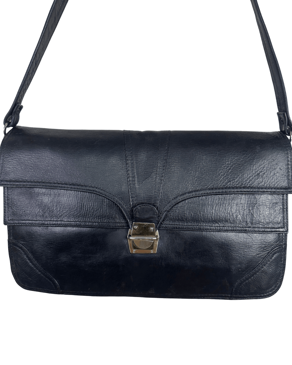 Vintage Genuine Leather Shoulder Bag - Funkify