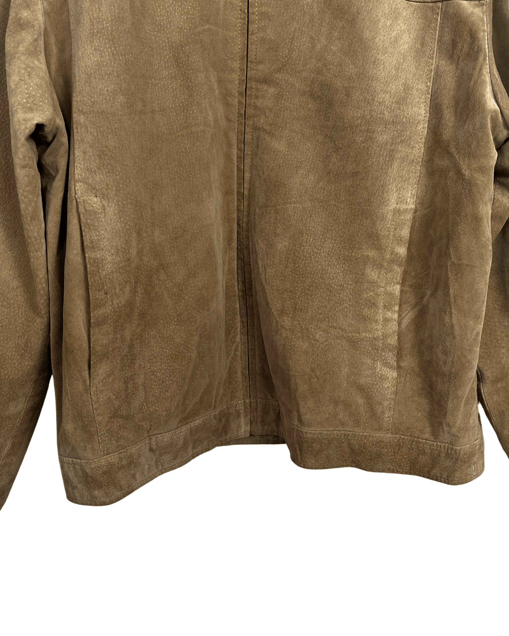 Vintage Genuine Leather Suede Jacket Large - Funkify