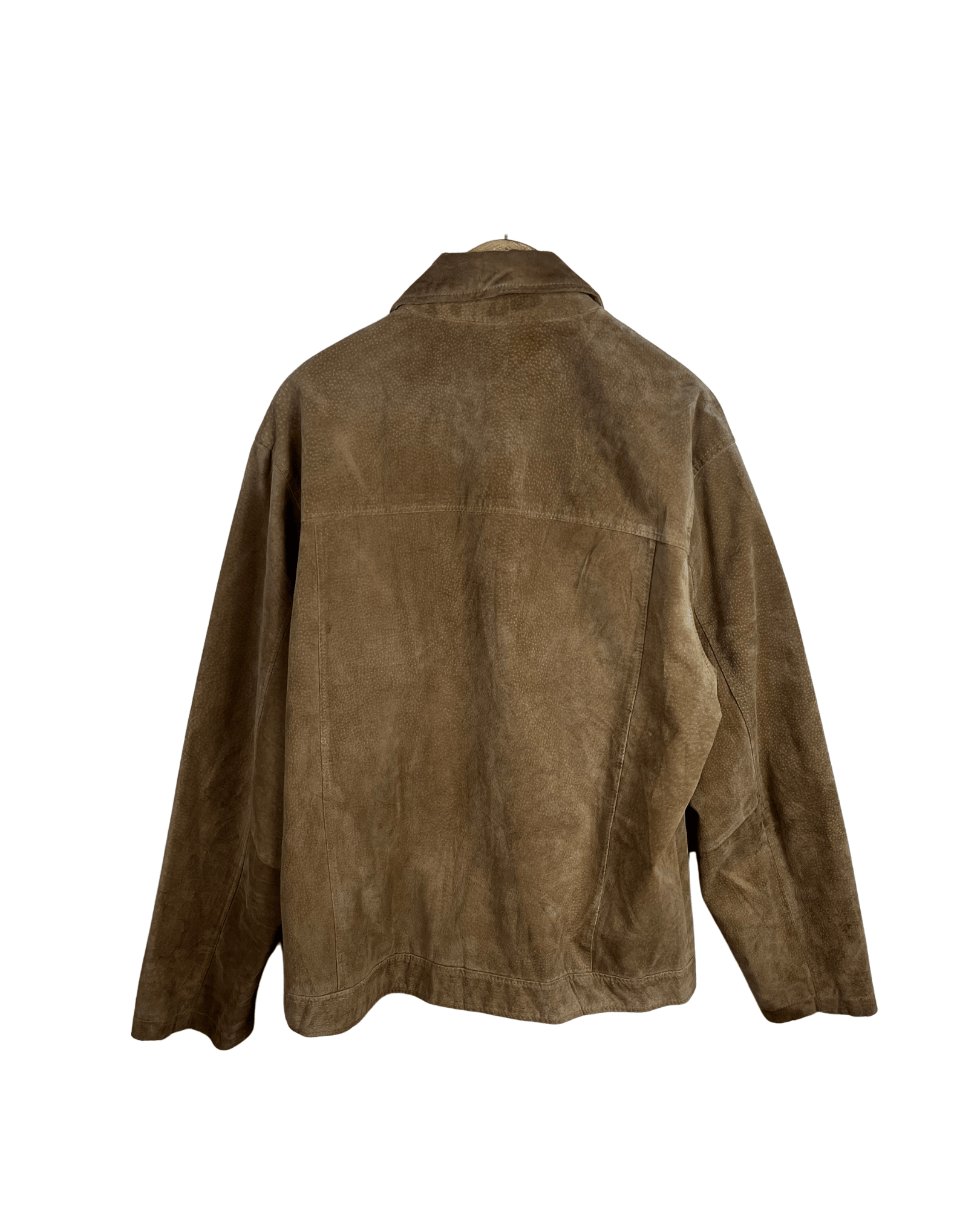 Vintage Genuine Leather Suede Jacket Large - Funkify