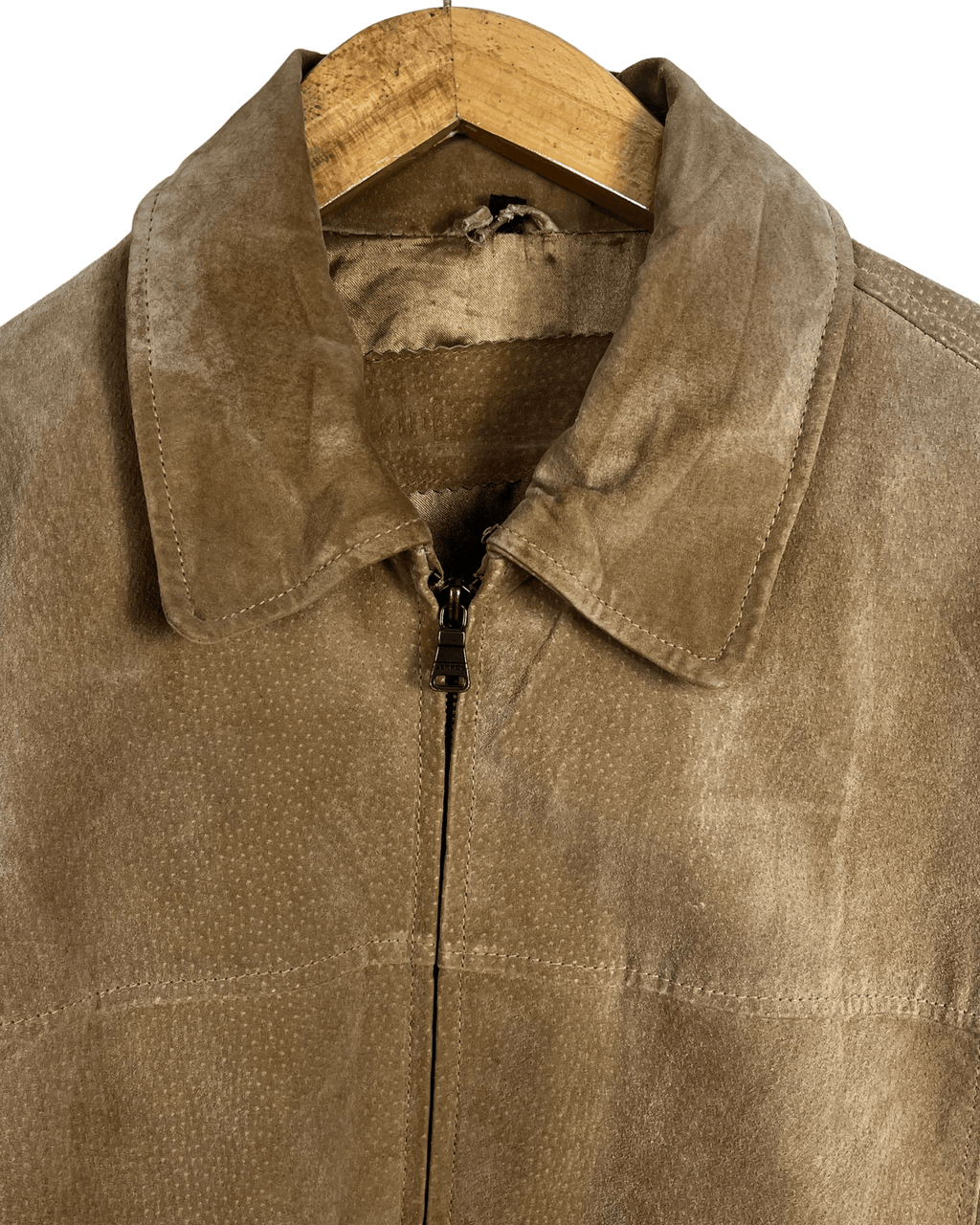 Vintage Genuine Leather Suede Jacket Large - Funkify