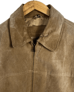 Vintage Genuine Leather Suede Jacket Large - Funkify