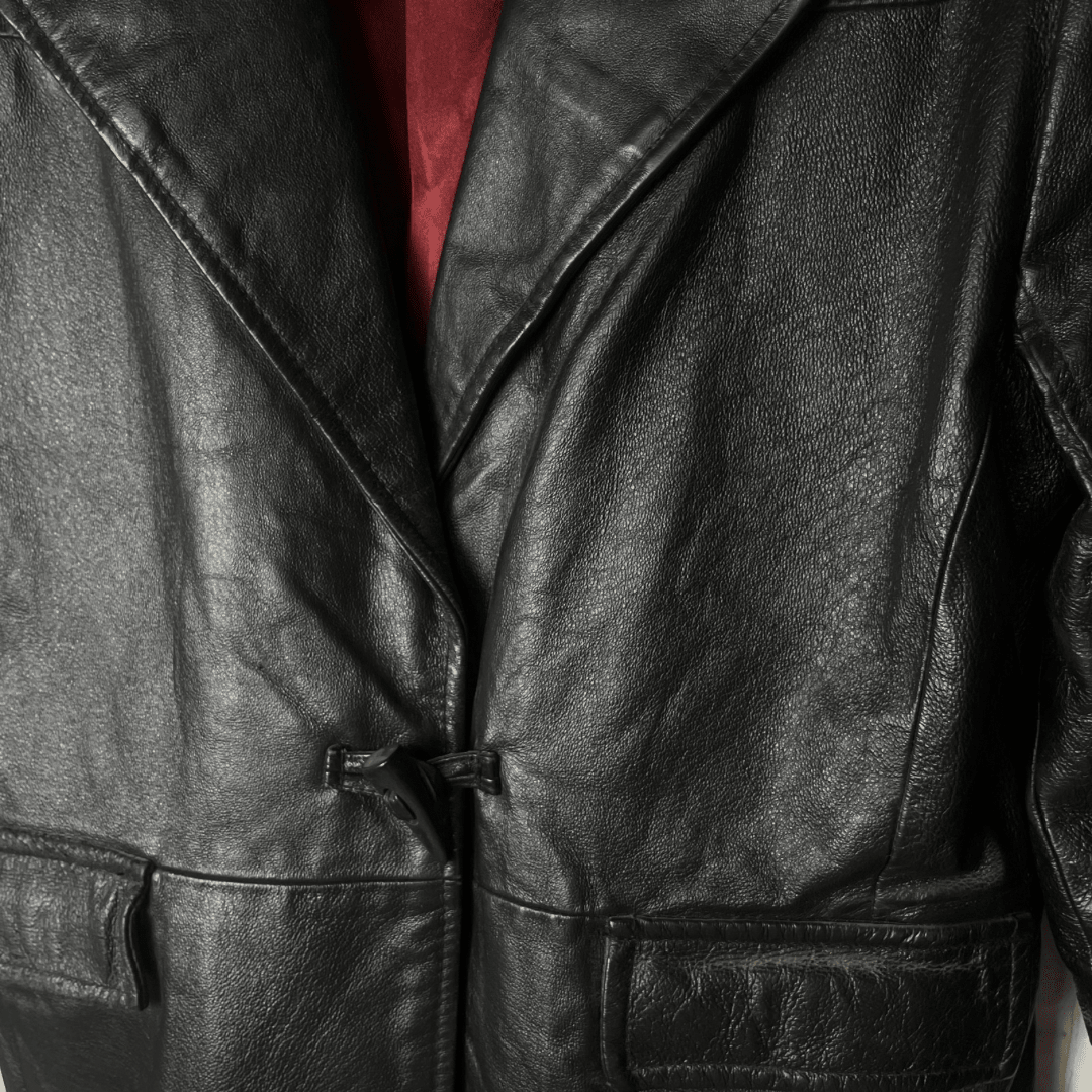 Vintage Genuine Leather Women's Jacket Medium - Funkify