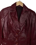 Vintage Genuine Leather Women's Jacket - Medium - Funkify