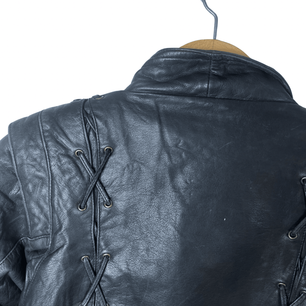 Vintage Genuine Leather Women's Jacket Small - Funkify