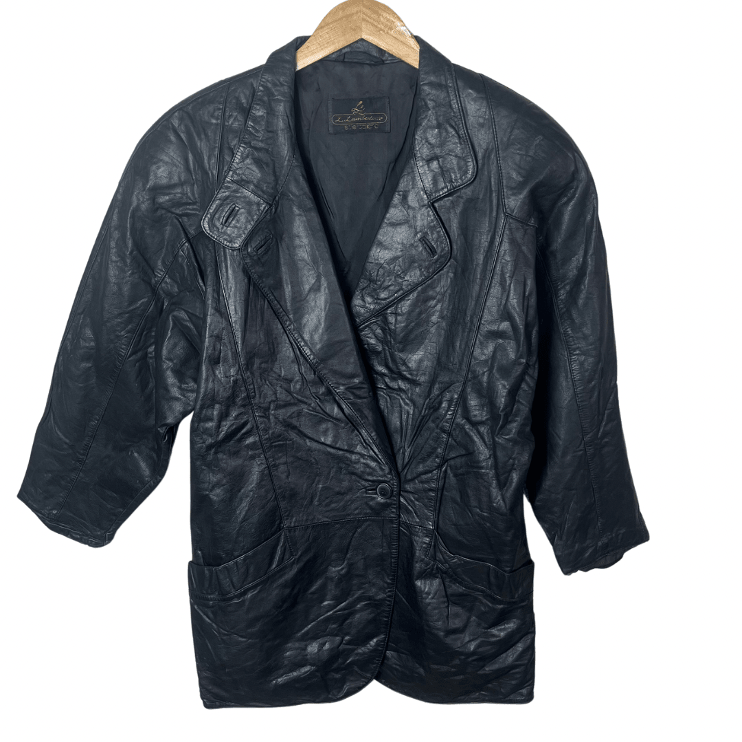 Vintage Genuine Leather Women's Jacket XL - Funkify