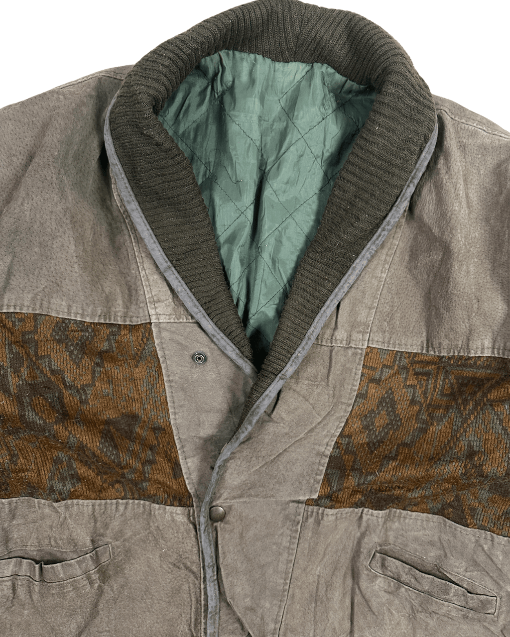 Vintage Genuine Suede Leather Bomber Jacket - Funkify