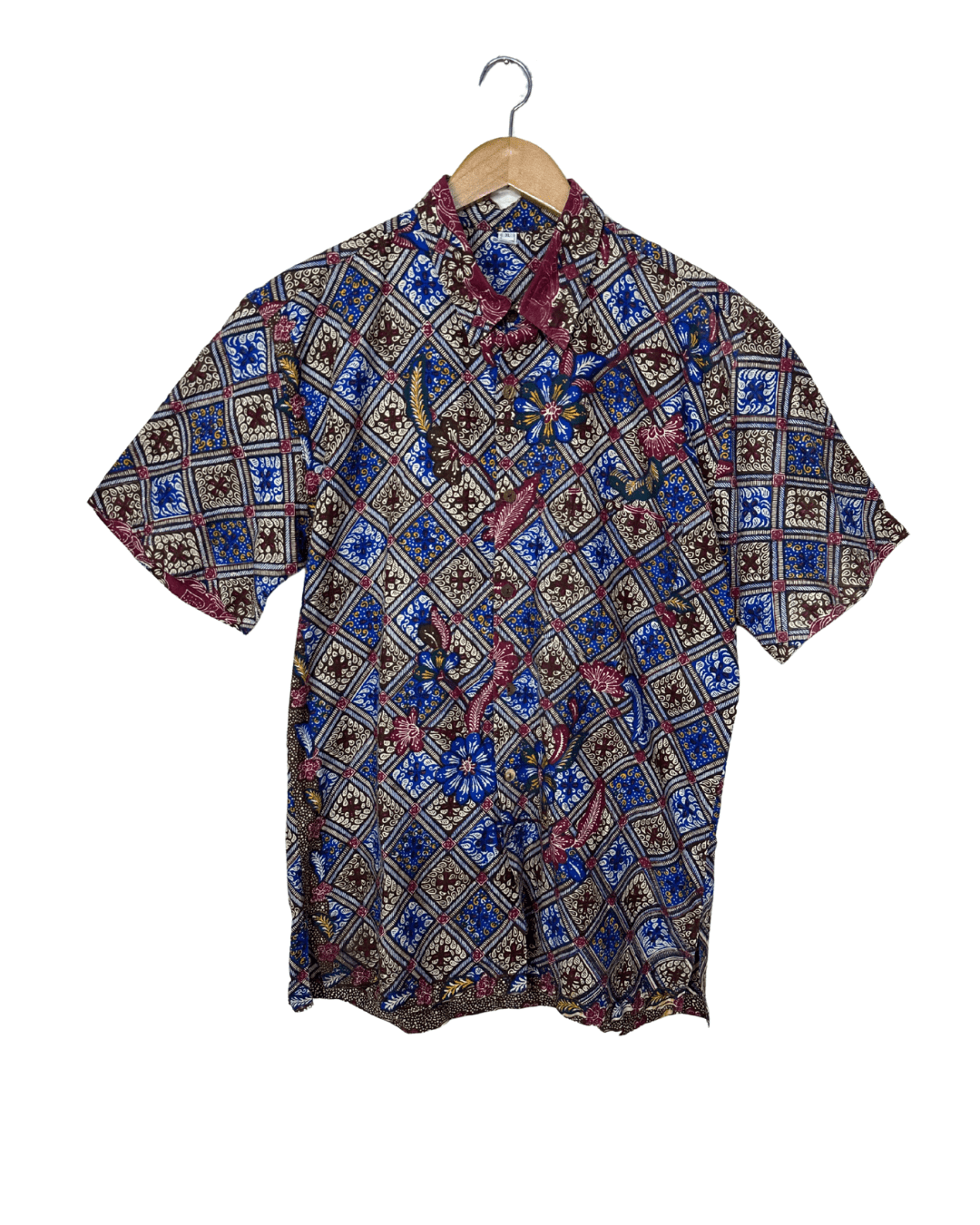 Vintage Geo Floral Shirt XL - Funkify