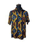 Vintage Geo Pattern Shirt XL - Funkify