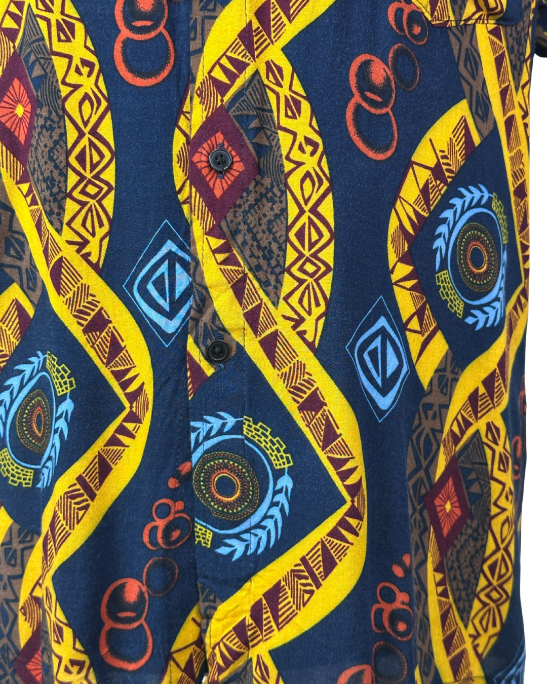 Vintage Geo Pattern Shirt XL - Funkify