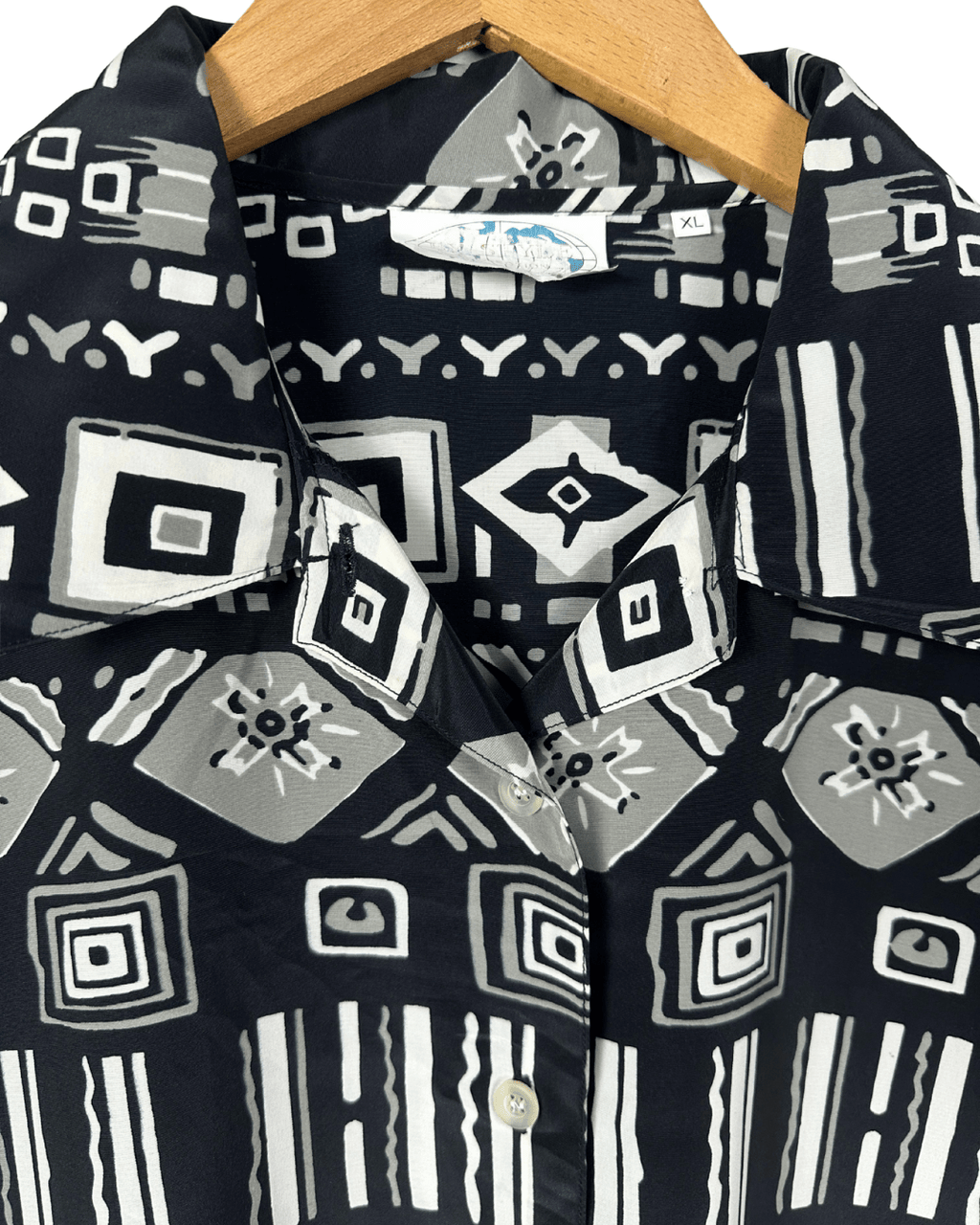 Vintage Geo Shapes Shirts XL - Funkify