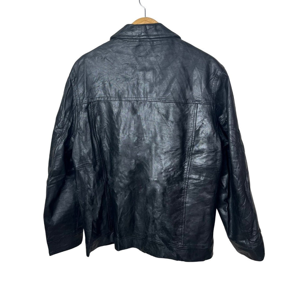 Vintage George Genuine Leather Jacket Large - Funkify