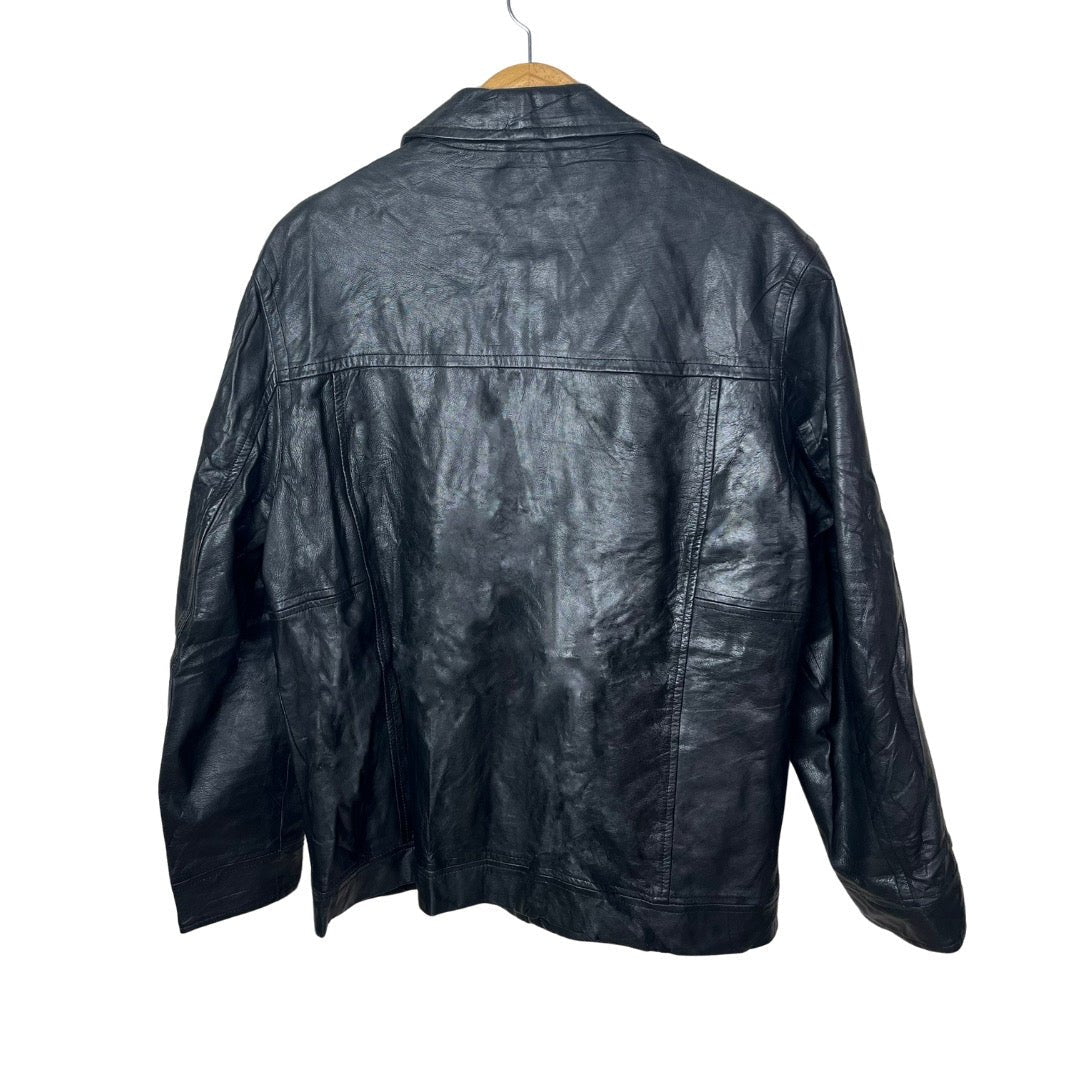 Vintage George Genuine Leather Jacket Large - Funkify