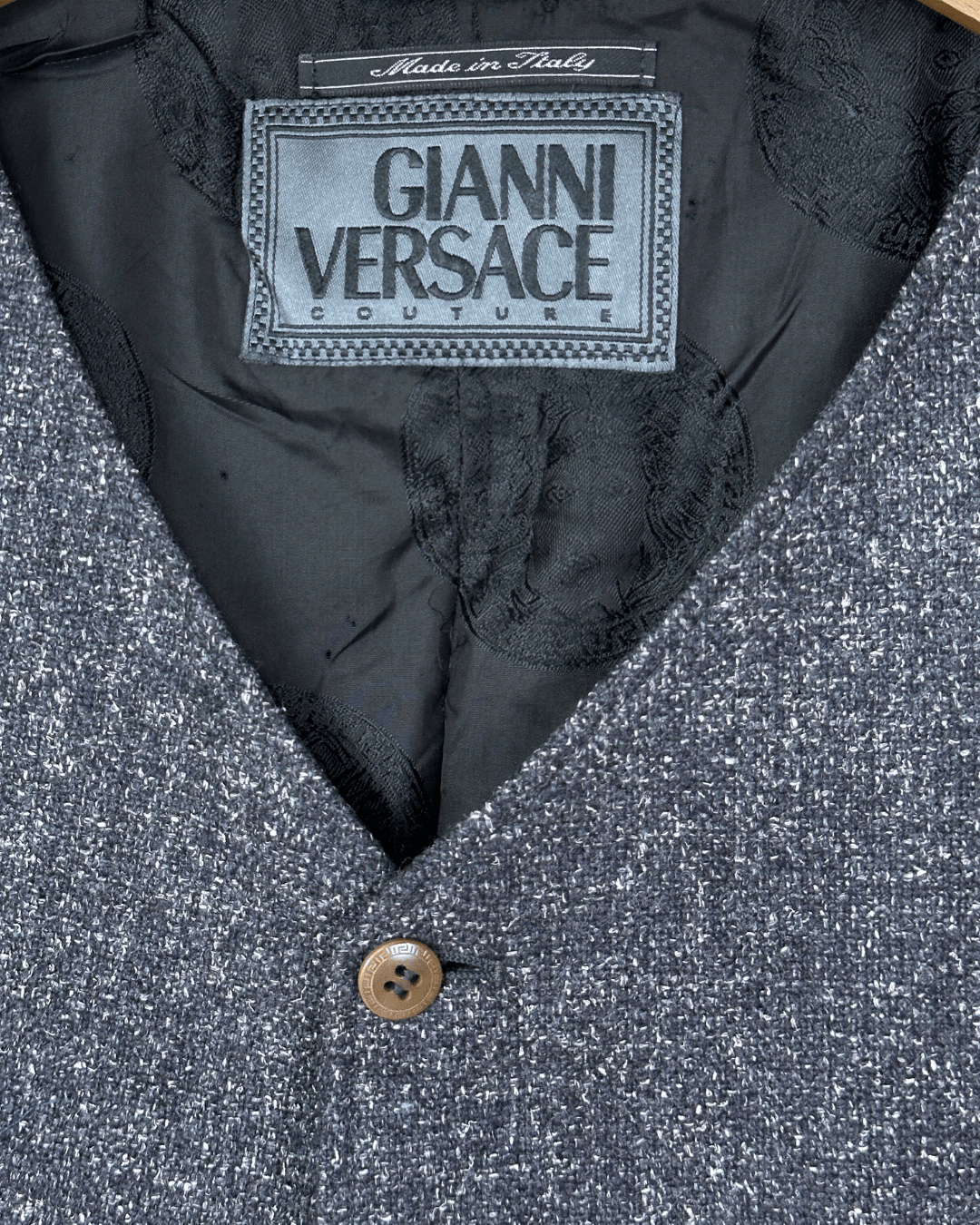 Vintage Gianni Versace Couture Vest – Made in Italy (Early '90s) - Funkify