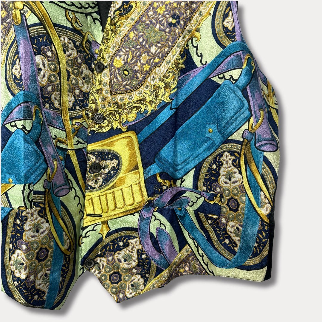 Vintage Giorgio Redaelli Vest & Necktie - Made in Italy XL - Funkify