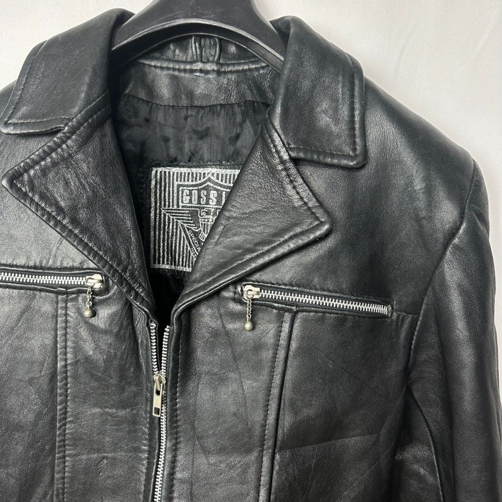Vintage Gossip Genuine Leather Women's Jacket Small - Funkify