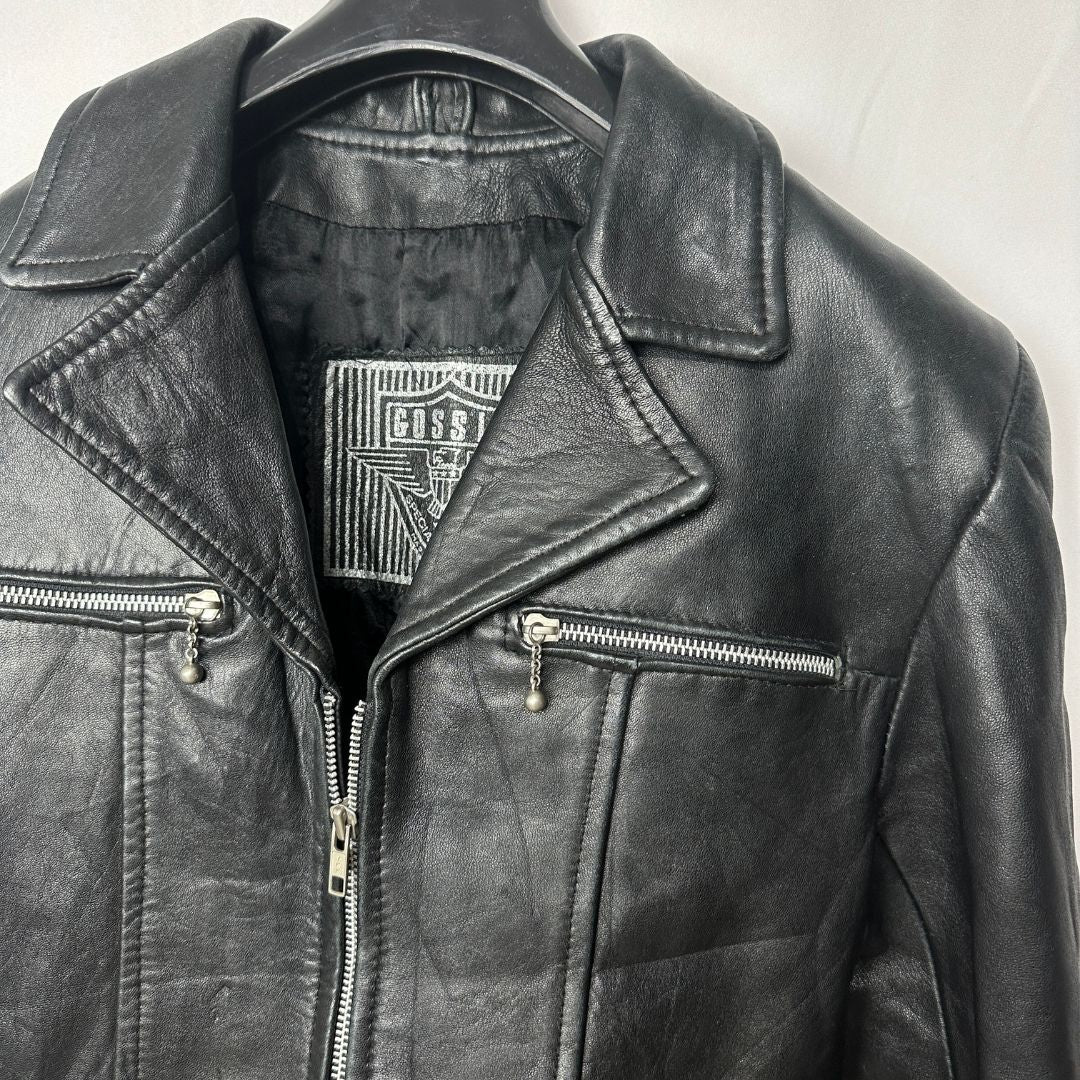 Vintage Gossip Genuine Leather Women's Jacket Small - Funkify