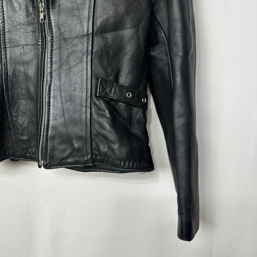 Vintage Gossip Genuine Leather Women's Jacket Small - Funkify