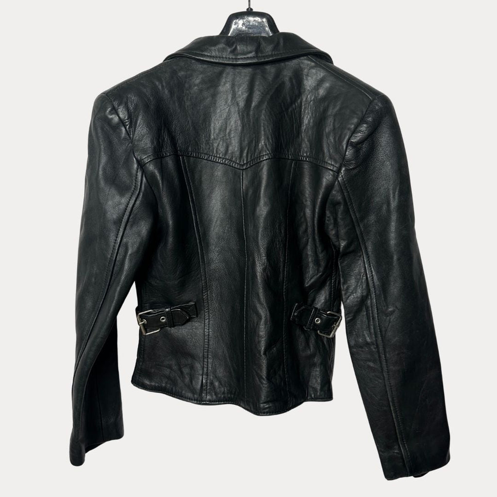 Vintage Gossip Genuine Leather Women's Jacket Small - Funkify