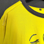 Vintage Graphic Stitch Detailing Tee - Funkify