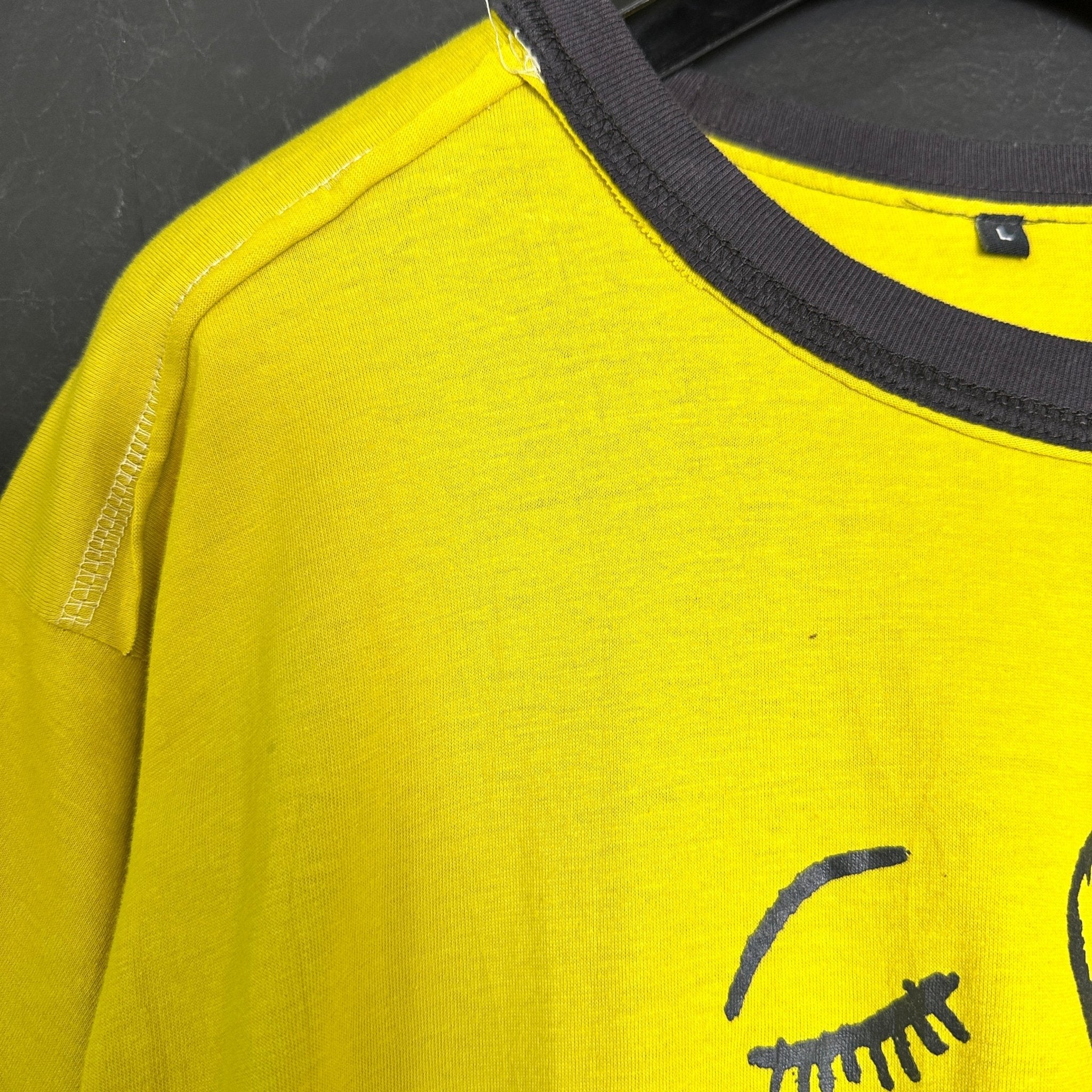 Vintage Graphic Stitch Detailing Tee - Funkify