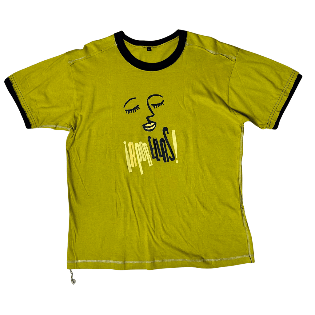 Vintage Graphic Stitch Detailing Tee - Funkify