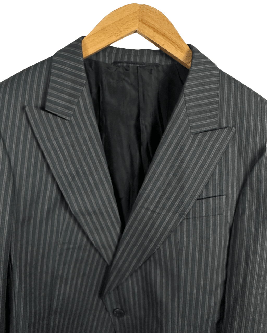 Vintage Greiff Vetements Pour Hommes Wool Blend Cropped Blazer - Size 48 - Funkify