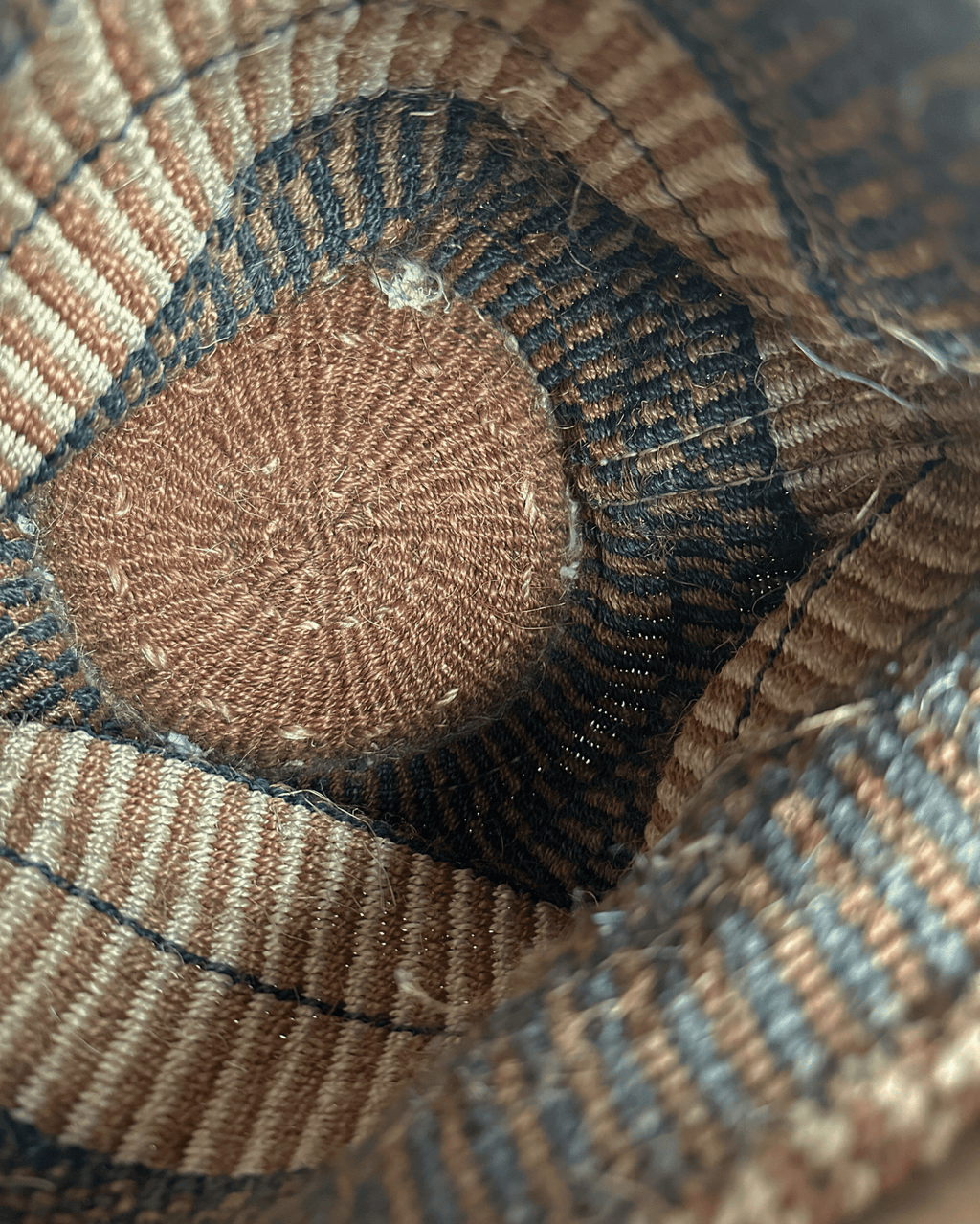Vintage Handwoven Sisal & Leather Basket Bag - Funkify
