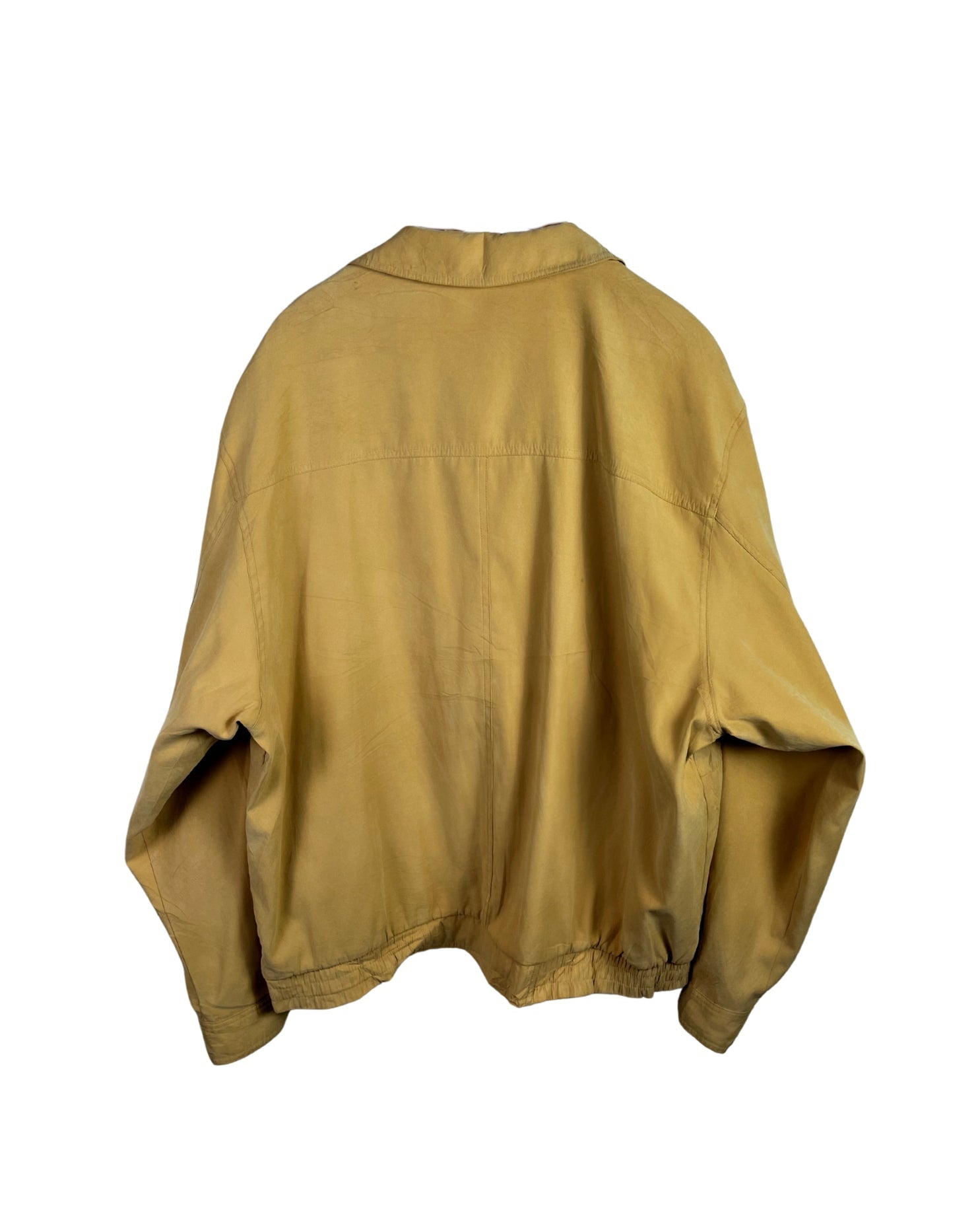 Vintage Harrington Style Button Front Jacket - Funkify