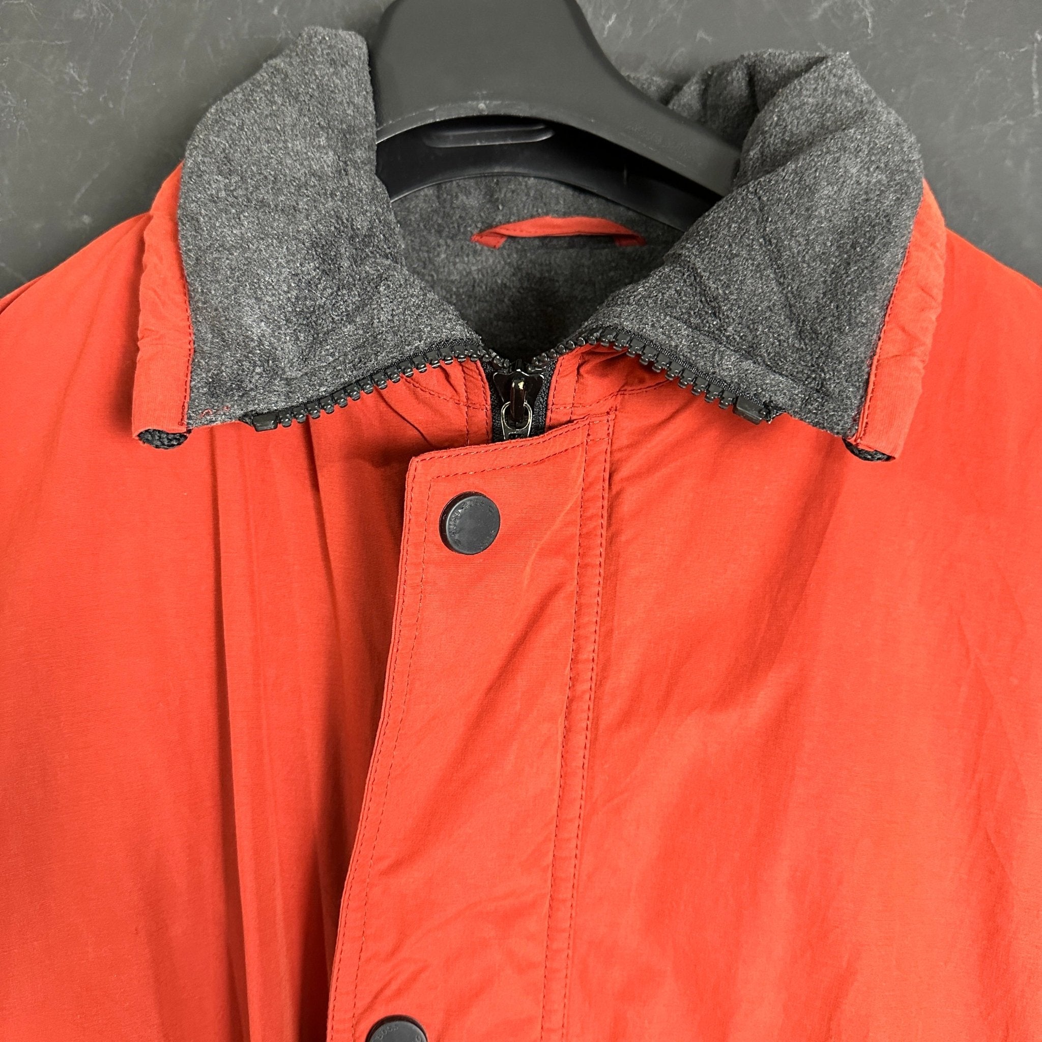 Vintage Hugo Boss Fleece Lined Jacket - Funkify