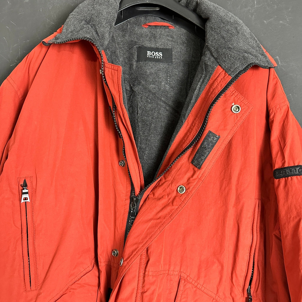 Vintage Hugo Boss Fleece Lined Jacket - Funkify